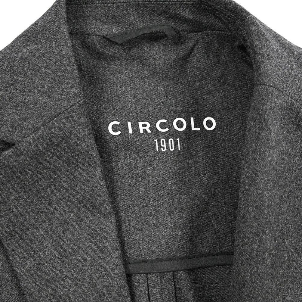 25 - 26AW CIRCOLO 1901 ストレッチウール 2Bシングルイージージャケット|427147-44|GUARDAROBA MILANO OFFICIAL STORE
