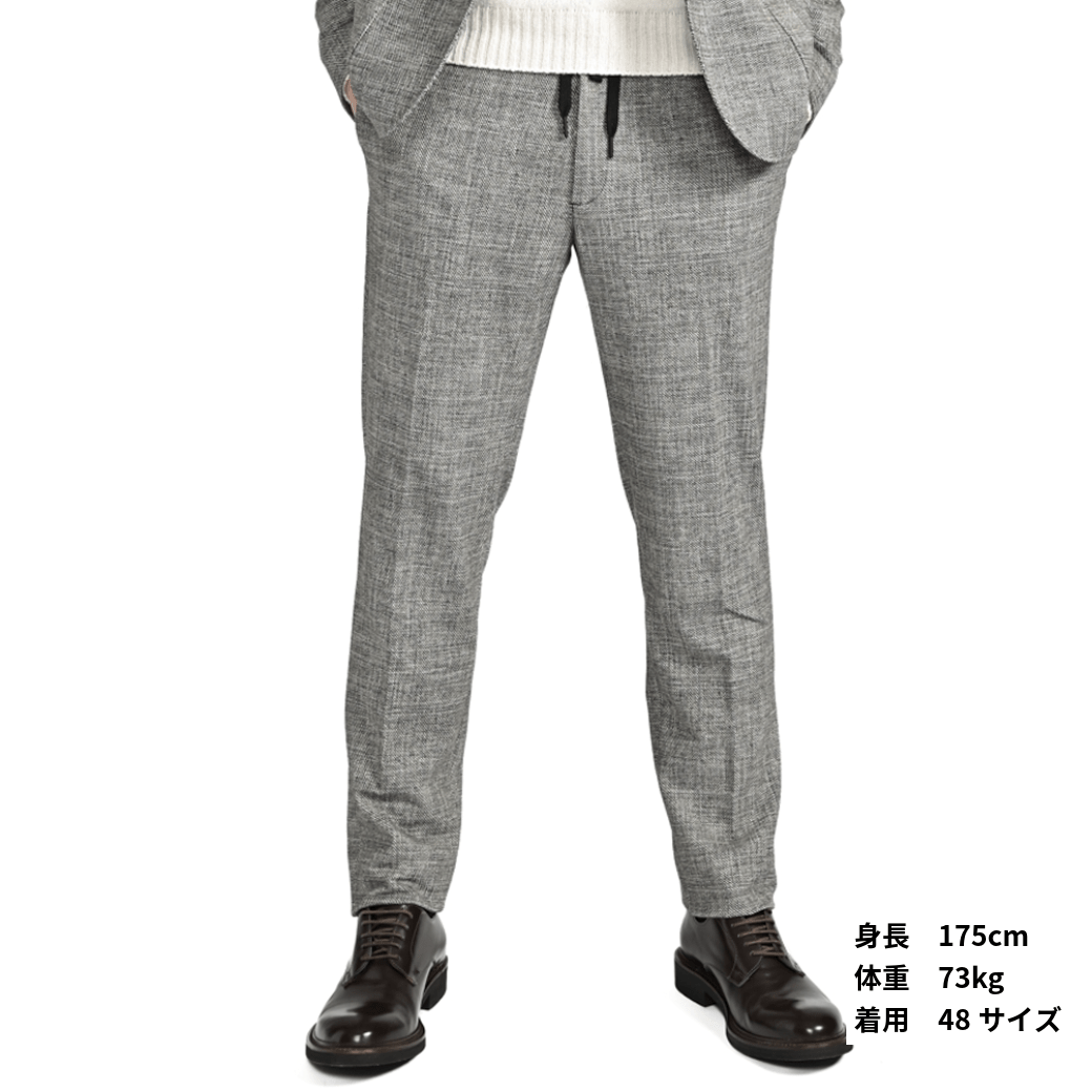 25 - 26AW CIRCOLO 1901 コットンジャージー ノータックイージースラックス (セットアップ対応)|425650 - 44|GUARDAROBA MILANO OFFICIAL STORE