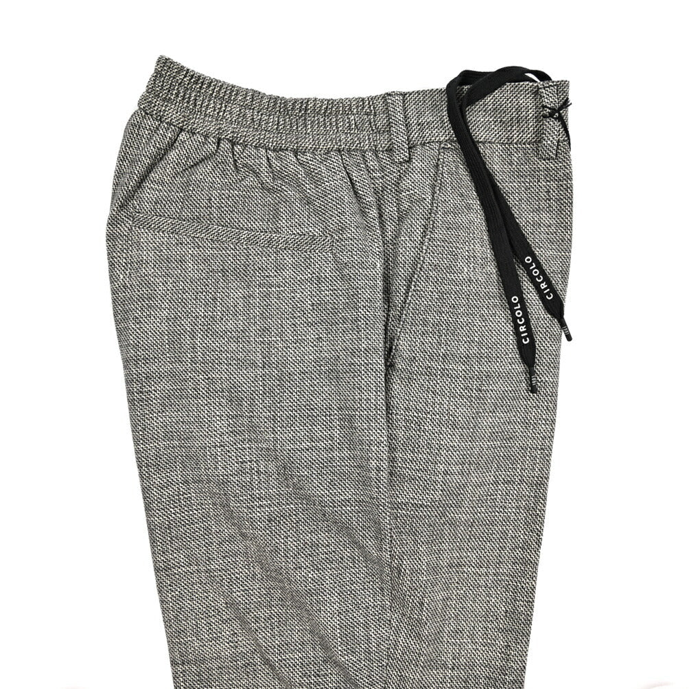 25 - 26AW CIRCOLO 1901 コットンジャージー ノータックイージースラックス (セットアップ対応)|425650 - 44|GUARDAROBA MILANO OFFICIAL STORE