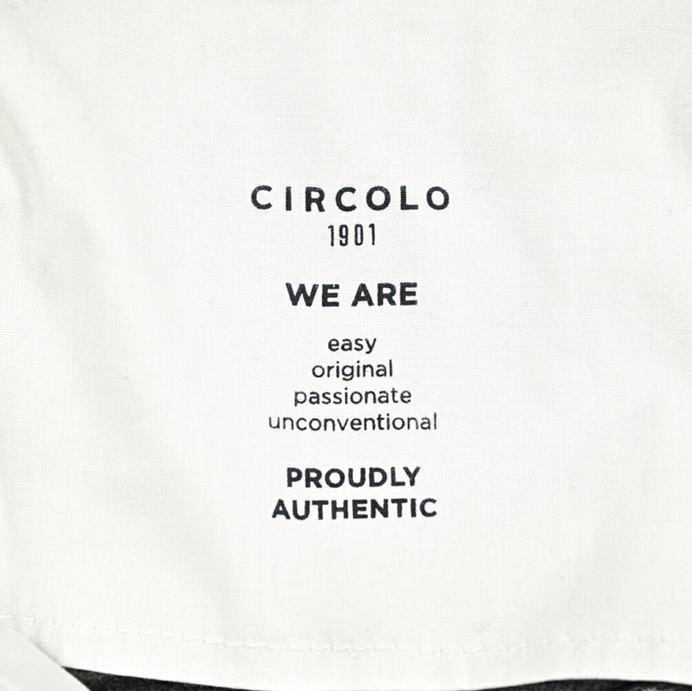 25 - 26AW CIRCOLO 1901 コットンジャージー ノータックイージースラックス (セットアップ対応)|425650 - 44|GUARDAROBA MILANO OFFICIAL STORE