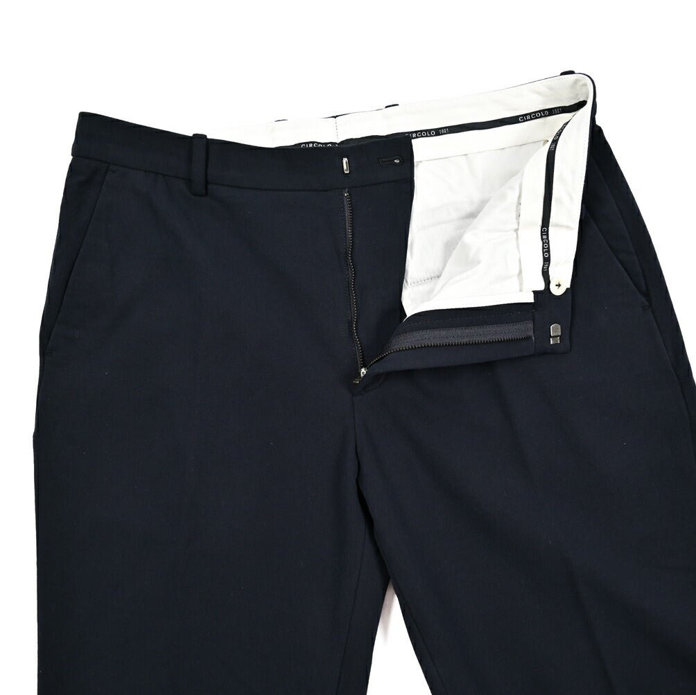 25 - 26AW CIRCOLO 1901 コットンジャージー ノータックイージースラックス (セットアップ対応)|425662 - 44|GUARDAROBA MILANO OFFICIAL STORE