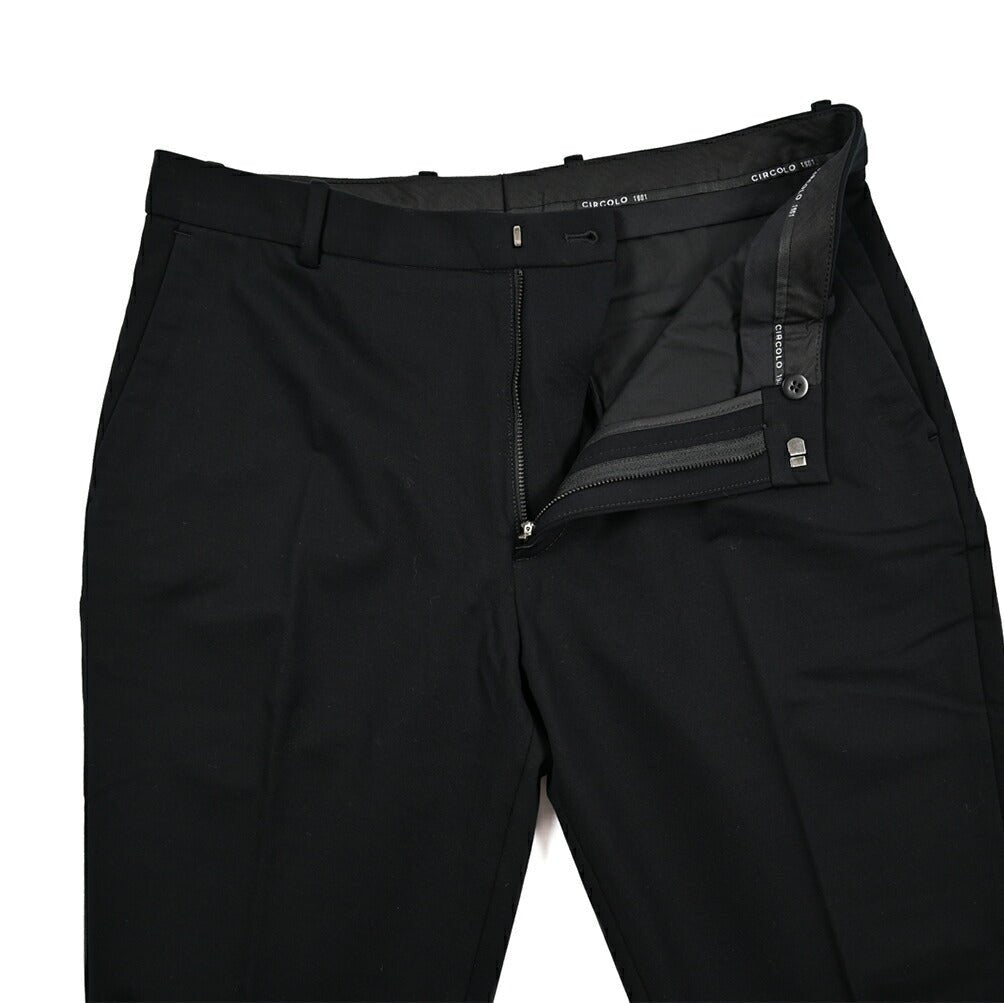 25 - 26AW CIRCOLO 1901 コットンジャージー ノータックイージースラックス (セットアップ対応)|425674 - 44|GUARDAROBA MILANO OFFICIAL STORE