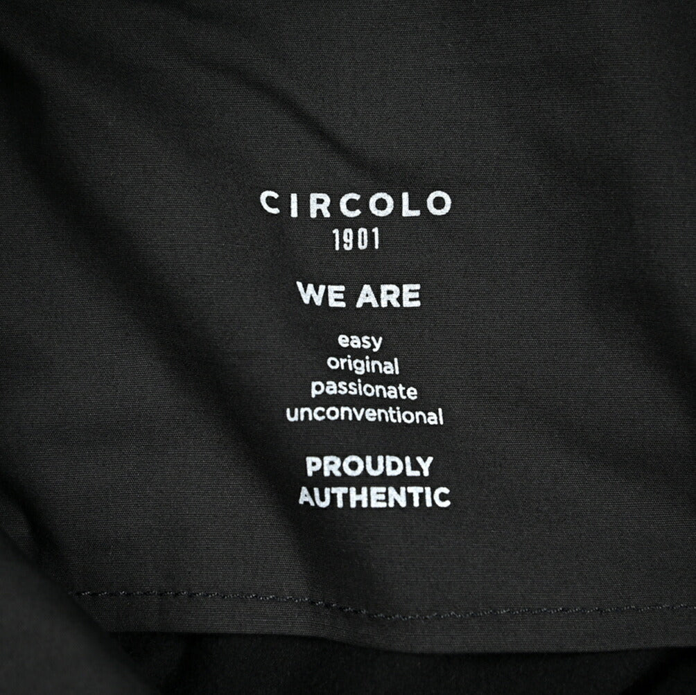 25 - 26AW CIRCOLO 1901 コットンジャージー ノータックイージースラックス (セットアップ対応)|425674 - 44|GUARDAROBA MILANO OFFICIAL STORE