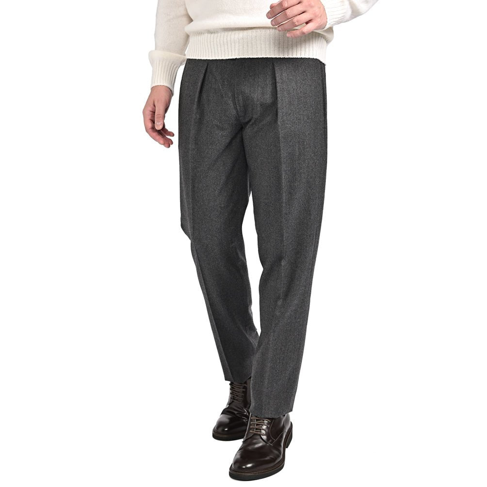 25 - 26AW CIRCOLO 1901 ストレッチウール ワンタックスラックス|427159-44|GUARDAROBA MILANO OFFICIAL STORE