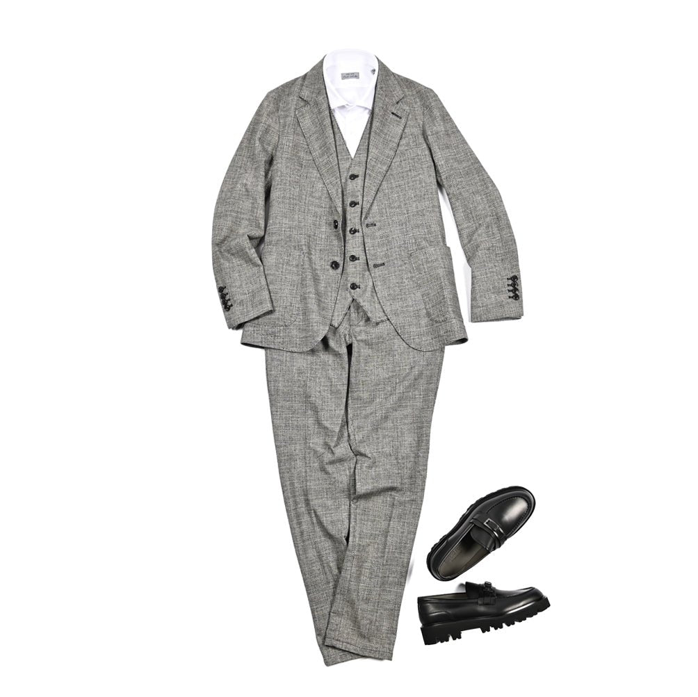 25 - 26AW CIRCOLO 1901 コットンジャージー 5Bシングルジレ (セットアップ対応)|425721 - 44|GUARDAROBA MILANO OFFICIAL STORE