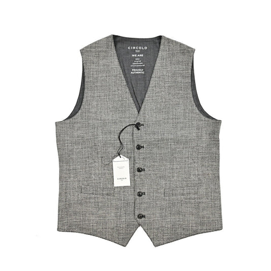 25 - 26AW CIRCOLO 1901 コットンジャージー 5Bシングルジレ (セットアップ対応)|425721 - 44|GUARDAROBA MILANO OFFICIAL STORE