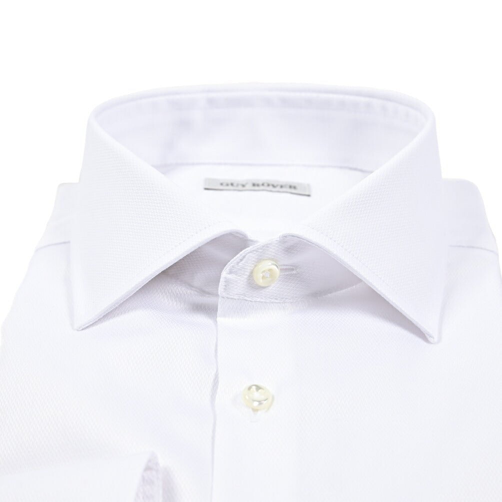 25 - 26AW GUY ROVER コットン100% ワイドカラードレスシャツ|427684-37|GUARDAROBA MILANO OFFICIAL STORE