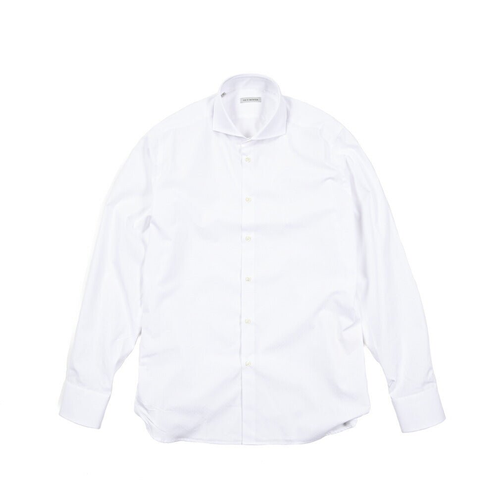 25 - 26AW GUY ROVER コットン100% ホリゾンタルカラー ドレスシャツ|427708-37|GUARDAROBA MILANO OFFICIAL STORE