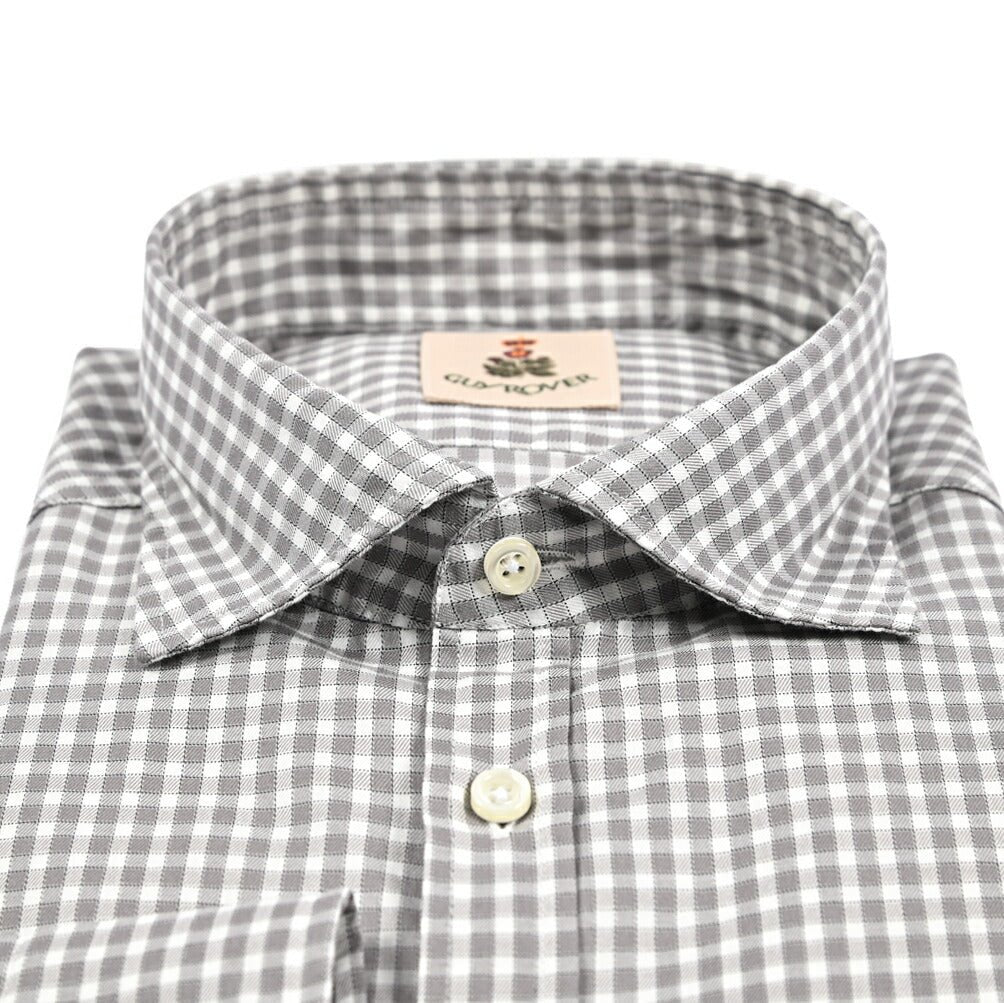 25 - 26AW GUY ROVER コットン100% ワイドカラーチェックシャツ|427804-37|GUARDAROBA MILANO OFFICIAL STORE