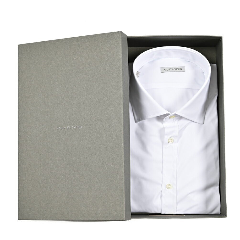 25 - 26AW GUY ROVER ストレッチナイロン ワイドカラードレスシャツ|427597-37|GUARDAROBA MILANO OFFICIAL STORE