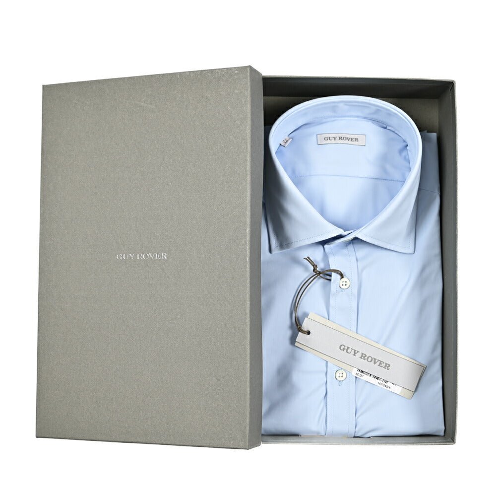 25 - 26AW GUY ROVER ストレッチナイロン ワイドカラードレスシャツ|427620-37|GUARDAROBA MILANO OFFICIAL STORE