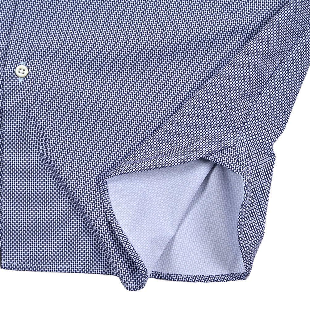 25 - 26AW GUY ROVER ストレッチナイロン ホリゾンタルカラードレスシャツ|427733-37|GUARDAROBA MILANO OFFICIAL STORE