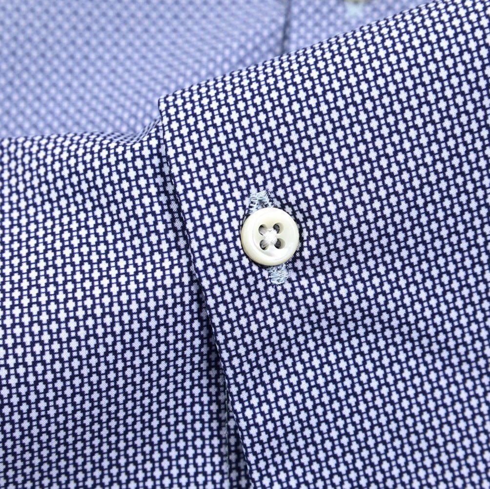 25 - 26AW GUY ROVER ストレッチナイロン ホリゾンタルカラードレスシャツ|427733-37|GUARDAROBA MILANO OFFICIAL STORE