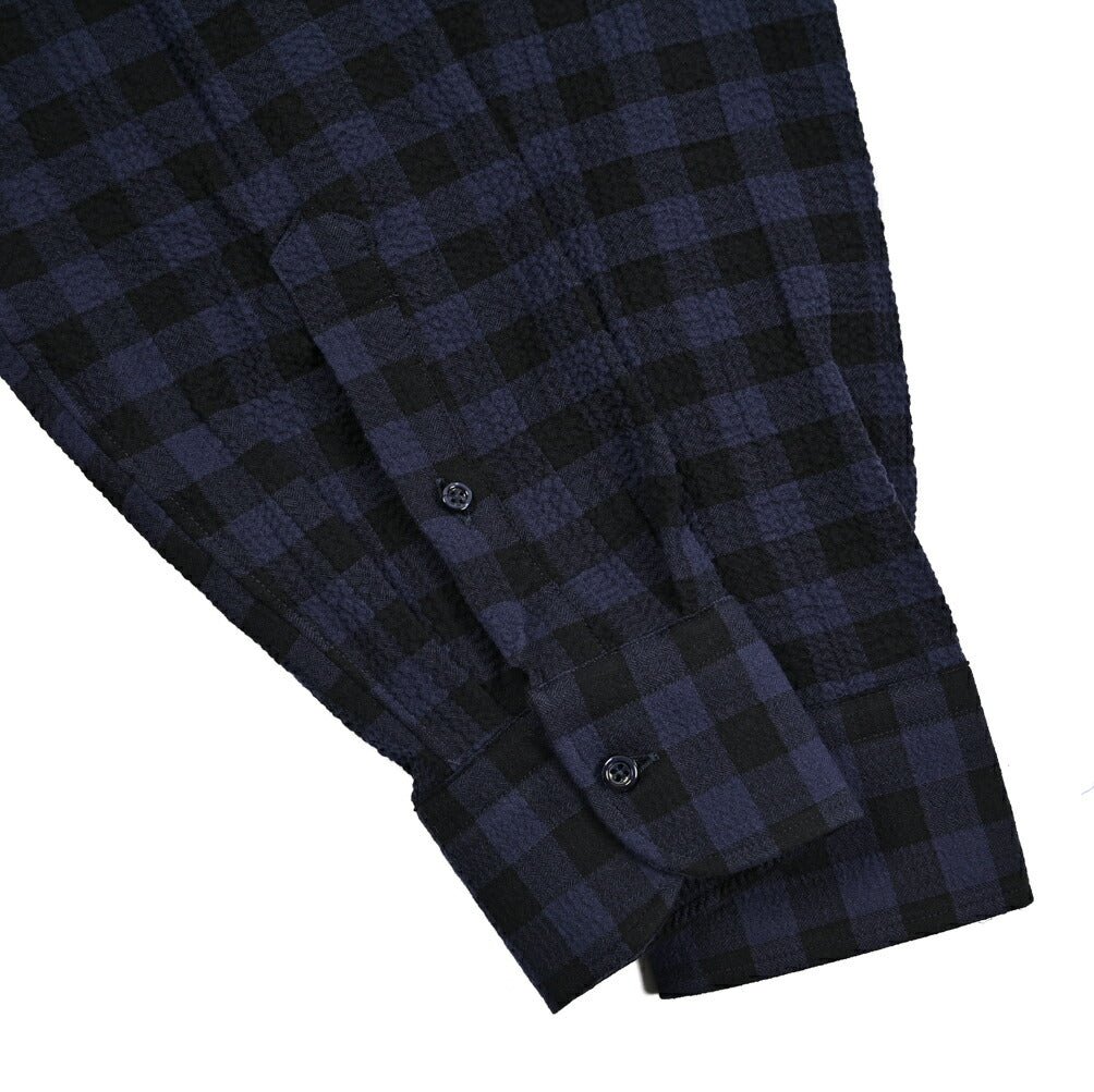 25 - 26AW GUY ROVER ストレッチコットン レギュラーカラーシアサッカーシャツ|427824-37|GUARDAROBA MILANO OFFICIAL STORE