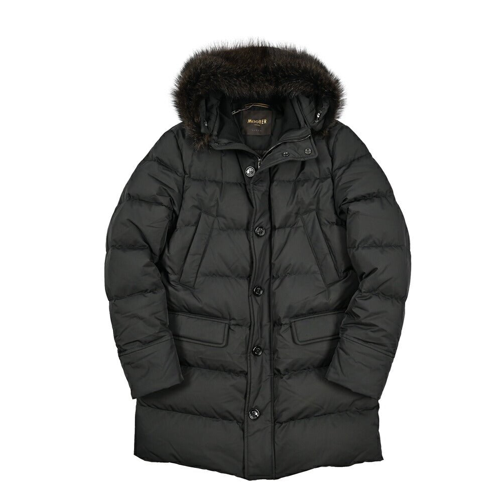 25 - 26AW MOORER "BARBIERI WK" ポリエステル100% ダウンコート リアルファーフーディー / ACQUA RESISTANT(撥水)|424036 - 46|GUARDAROBA MILANO OFFICIAL STORE