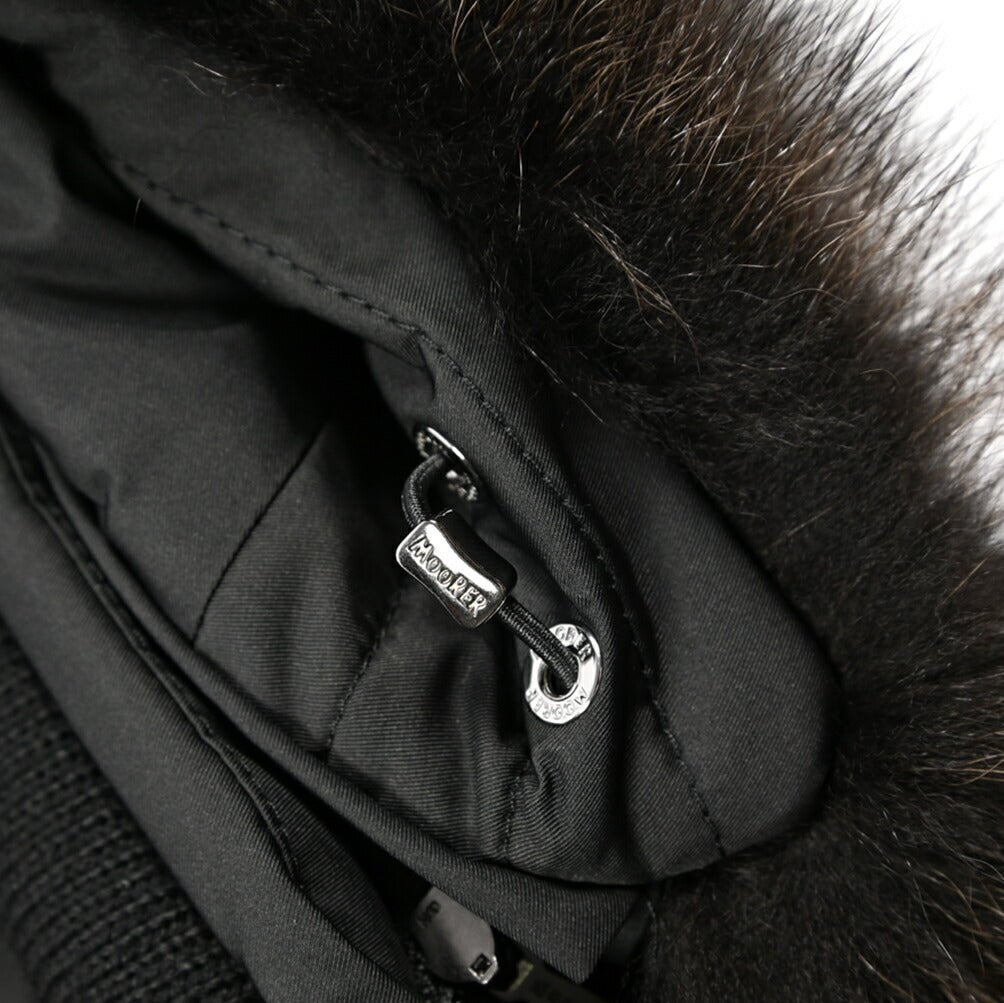 25 - 26AW MOORER "BARBIERI WK" ポリエステル100% ダウンコート リアルファーフーディー / ACQUA RESISTANT(撥水)|424036 - 46|GUARDAROBA MILANO OFFICIAL STORE