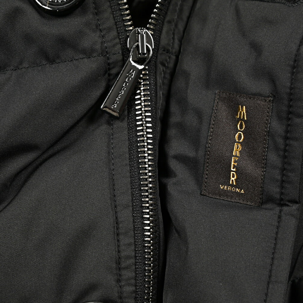 25 - 26AW MOORER "BARBIERI WK" ポリエステル100% ダウンコート リアルファーフーディー / ACQUA RESISTANT(撥水)|424036 - 46|GUARDAROBA MILANO OFFICIAL STORE