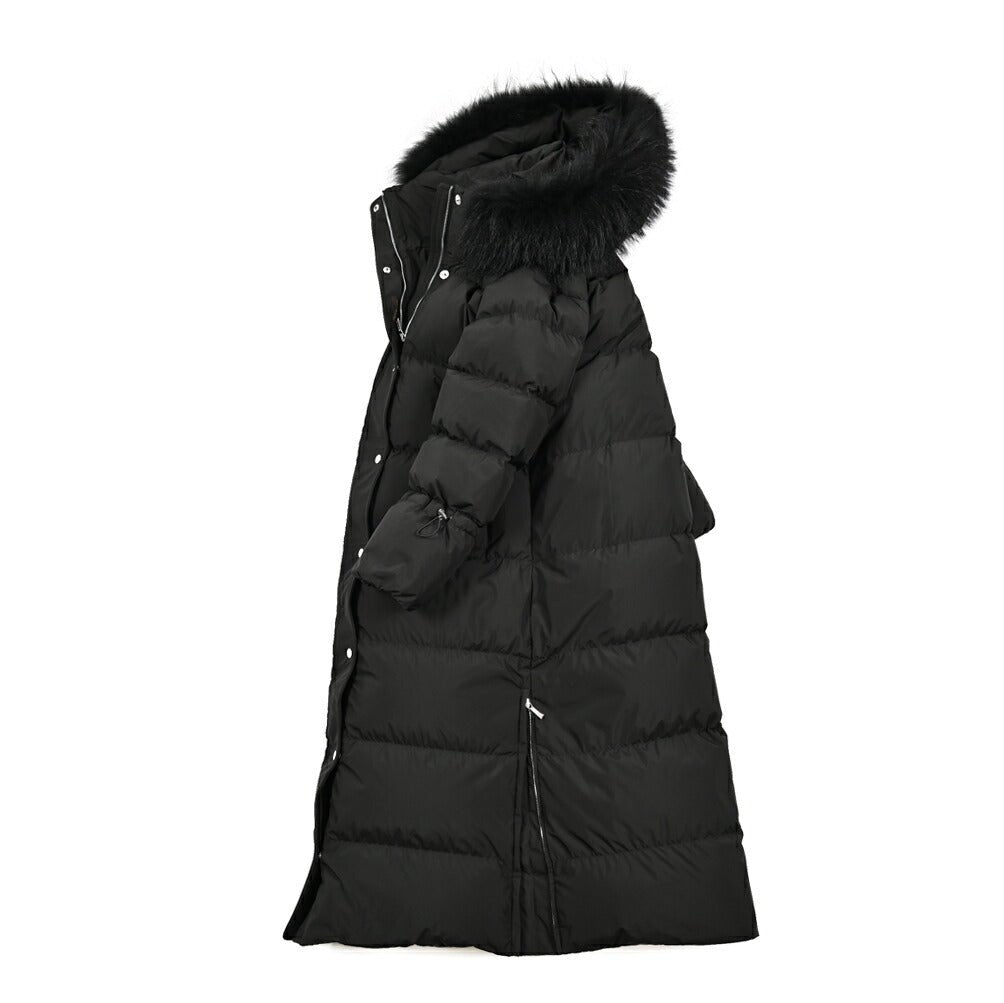 《レディース》25 - 26AW MOORER "BREUIL - FUR - STP" ポリエステル100% ダウンコート リアルファーフーディー / ACQUA PROOF(防水)|424041 - 38|GUARDAROBA MILANO OFFICIAL STORE