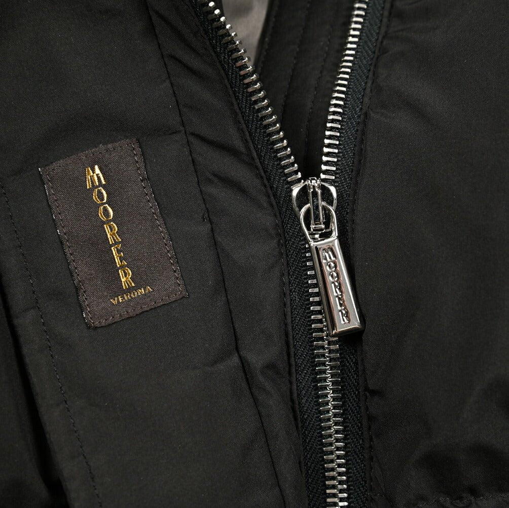《レディース》25 - 26AW MOORER "BREUIL - FUR - STP" ポリエステル100% ダウンコート リアルファーフーディー / ACQUA PROOF(防水)|424041 - 38|GUARDAROBA MILANO OFFICIAL STORE