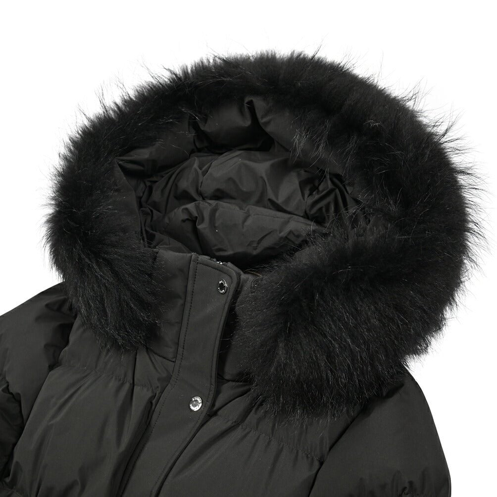 《レディース》25 - 26AW MOORER "BREUIL - FUR - STP" ポリエステル100% ダウンコート リアルファーフーディー / ACQUA PROOF(防水)|424041 - 38|GUARDAROBA MILANO OFFICIAL STORE