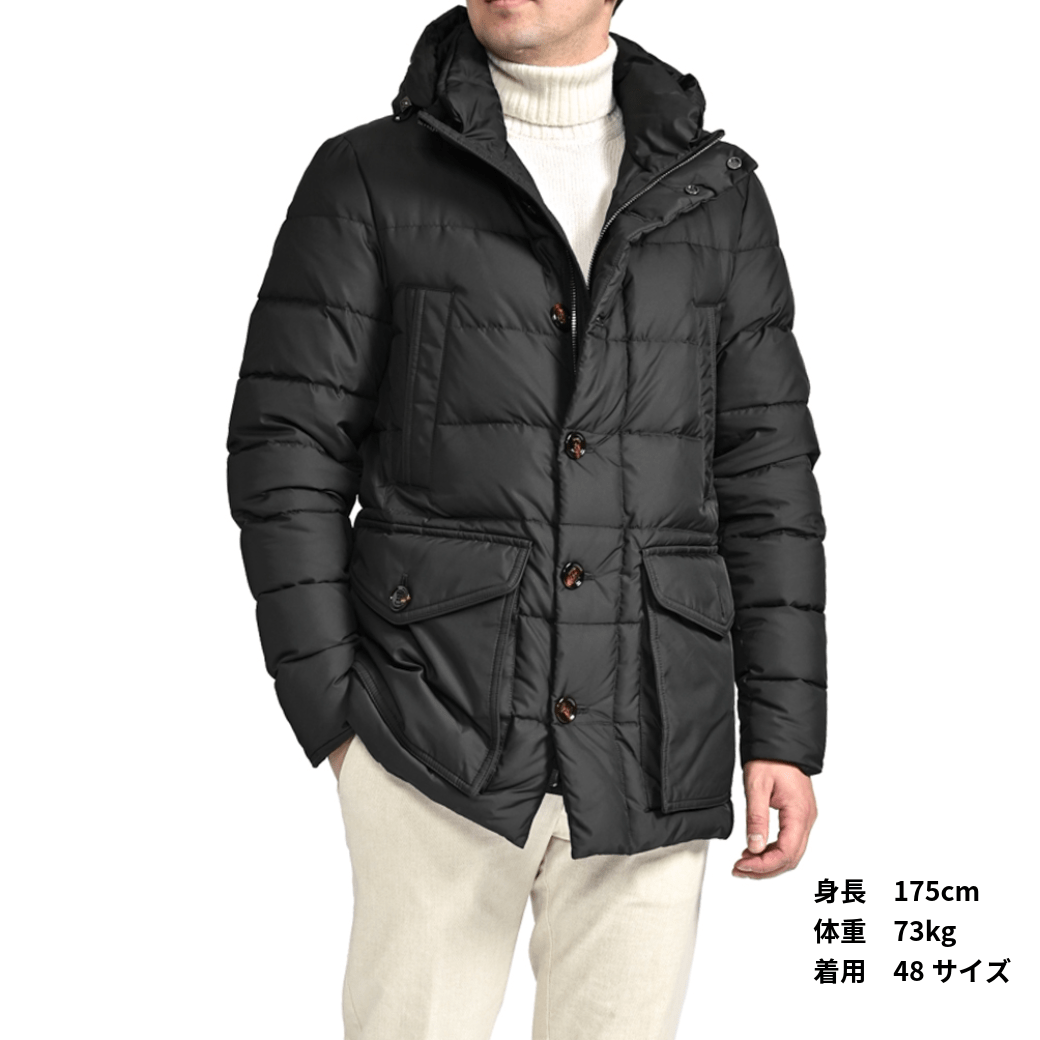 25 - 26AW MOORER "FAGIO - KM" ポリエステル100% ダウンジャケット|424031 - 46|GUARDAROBA MILANO OFFICIAL STORE