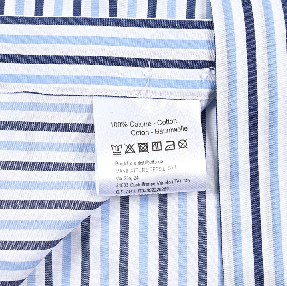 25 - 26AW ORIAN Vintage Classic コットン100% ホリゾンタルカラードレスシャツ|431806-38|GUARDAROBA MILANO OFFICIAL STORE