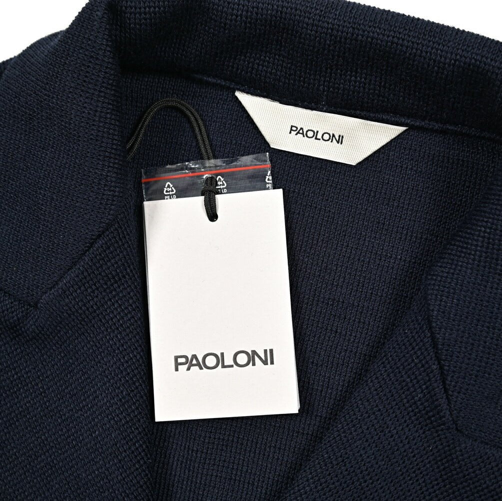 25 - 26AW PAOLONI ヴァージンウール 4Bダブルニットジャケット|427388-44|GUARDAROBA MILANO OFFICIAL STORE