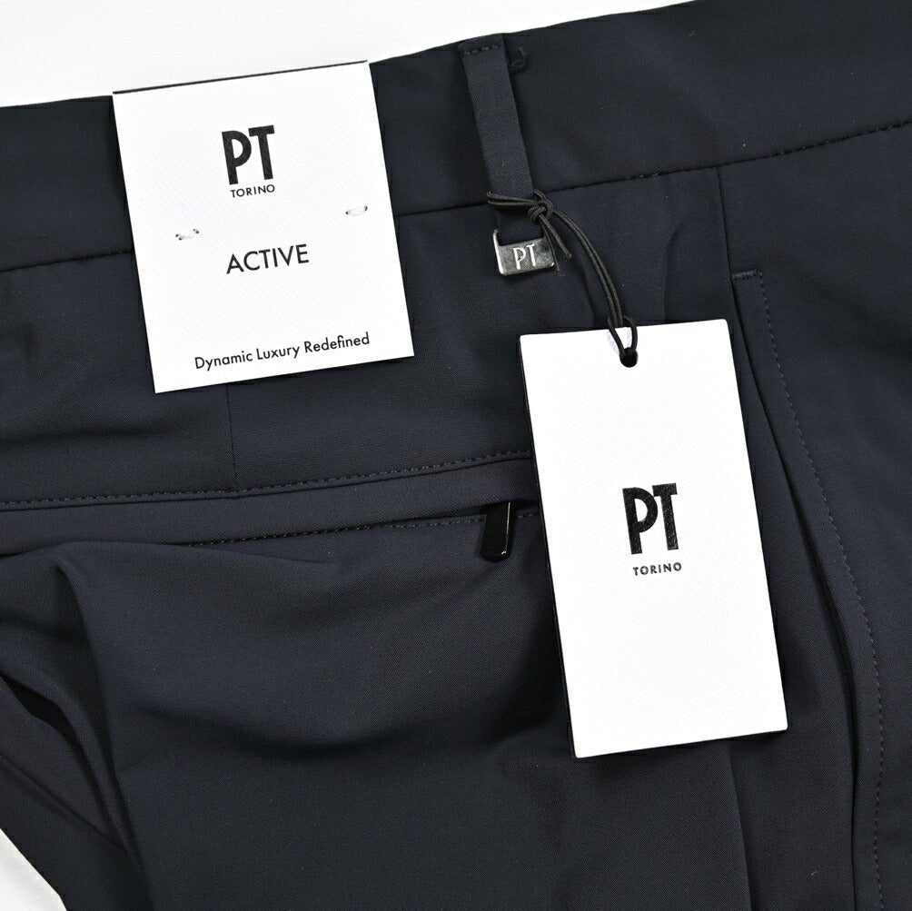 25 - 26AW PT TORINO Active "EPSILON" ストレッチコットン ノータックテーパードパンツ|425561 - 44|GUARDAROBA MILANO OFFICIAL STORE