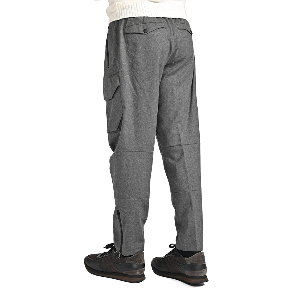 25 - 26AW PT TORINO Active "THETA" 高機能ストレッチウール ドローコード付きテックカーゴパンツ (TECHNO WASHABLE WOOL)|425611 - 44|GUARDAROBA MILANO OFFICIAL STORE