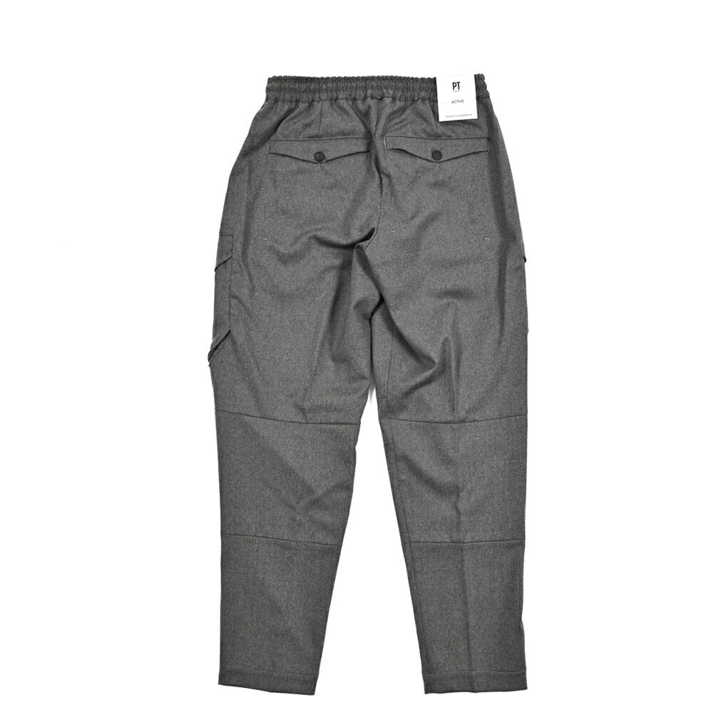 25 - 26AW PT TORINO Active "THETA" 高機能ストレッチウール ドローコード付きテックカーゴパンツ (TECHNO WASHABLE WOOL)|425611 - 44|GUARDAROBA MILANO OFFICIAL STORE
