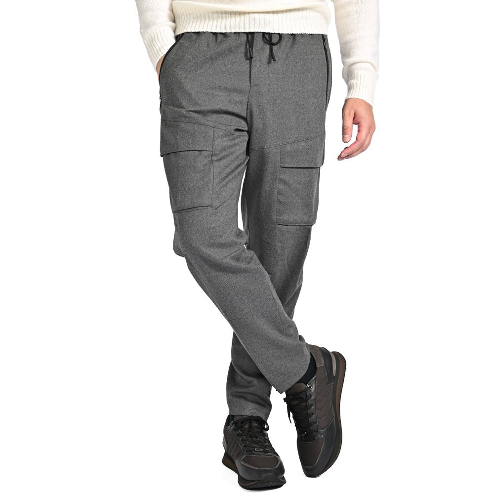 25 - 26AW PT TORINO Active "THETA" 高機能ストレッチウール ドローコード付きテックカーゴパンツ (TECHNO WASHABLE WOOL)|425611 - 44|GUARDAROBA MILANO OFFICIAL STORE
