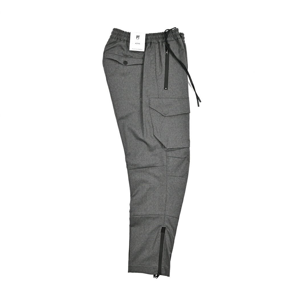 25 - 26AW PT TORINO Active "THETA" 高機能ストレッチウール ドローコード付きテックカーゴパンツ (TECHNO WASHABLE WOOL)|425611 - 44|GUARDAROBA MILANO OFFICIAL STORE