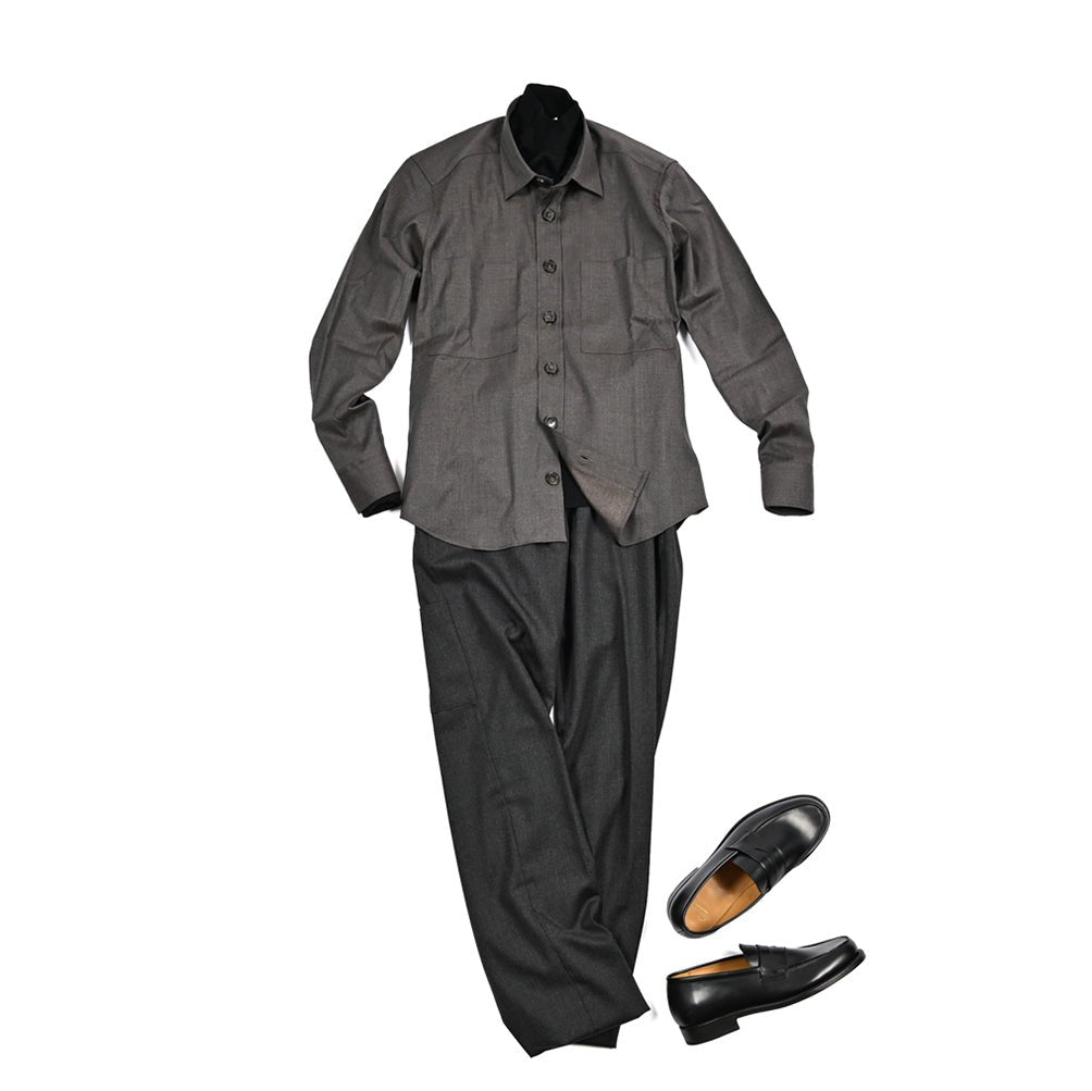 25 - 26AW PT TORINO レーヨン混ウール CPOシャツ|426245 - 46|GUARDAROBA MILANO OFFICIAL STORE