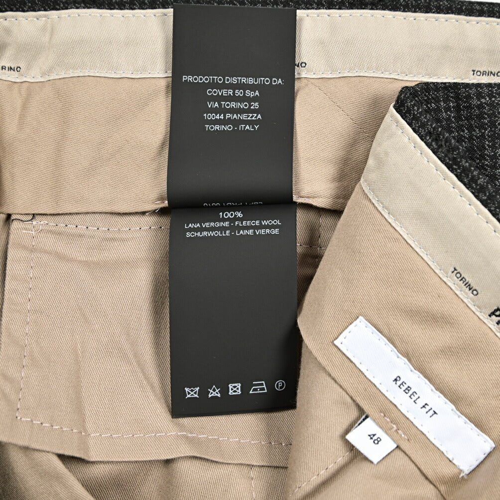25 - 26AW PT TORINO Edge "REBEL FIT" ヴァージンウール100% リラックステーパードスラックス|426661 - 44|GUARDAROBA MILANO OFFICIAL STORE