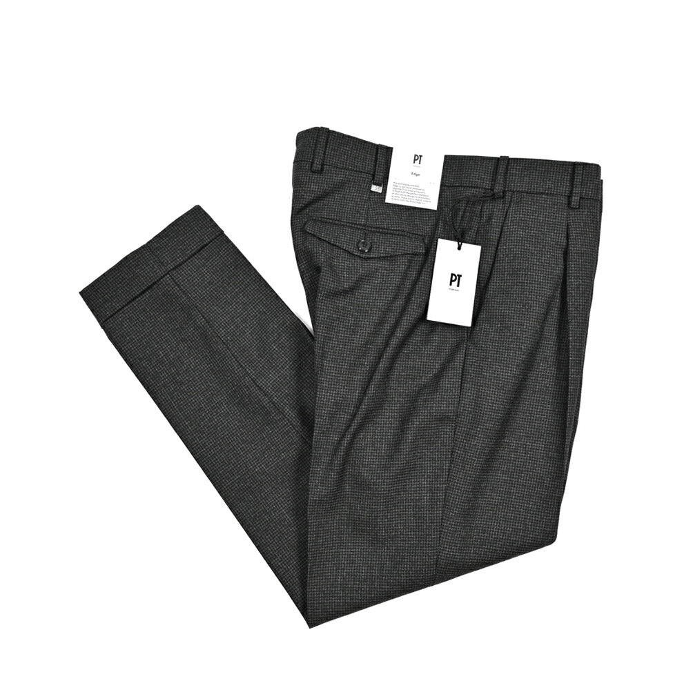 25 - 26AW PT TORINO Edge "REBEL FIT" ヴァージンウール100% リラックステーパードスラックス|426661 - 44|GUARDAROBA MILANO OFFICIAL STORE