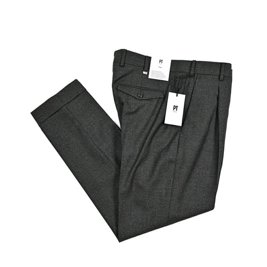 25 - 26AW PT TORINO Edge "REBEL FIT" ヴァージンウール100% リラックステーパードスラックス|426661 - 44|GUARDAROBA MILANO OFFICIAL STORE