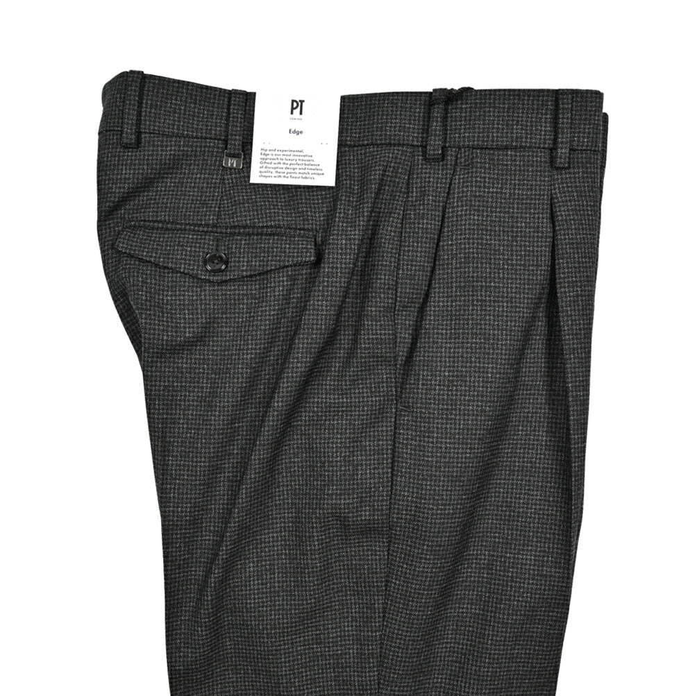 25 - 26AW PT TORINO Edge "REBEL FIT" ヴァージンウール100% リラックステーパードスラックス|426661 - 44|GUARDAROBA MILANO OFFICIAL STORE