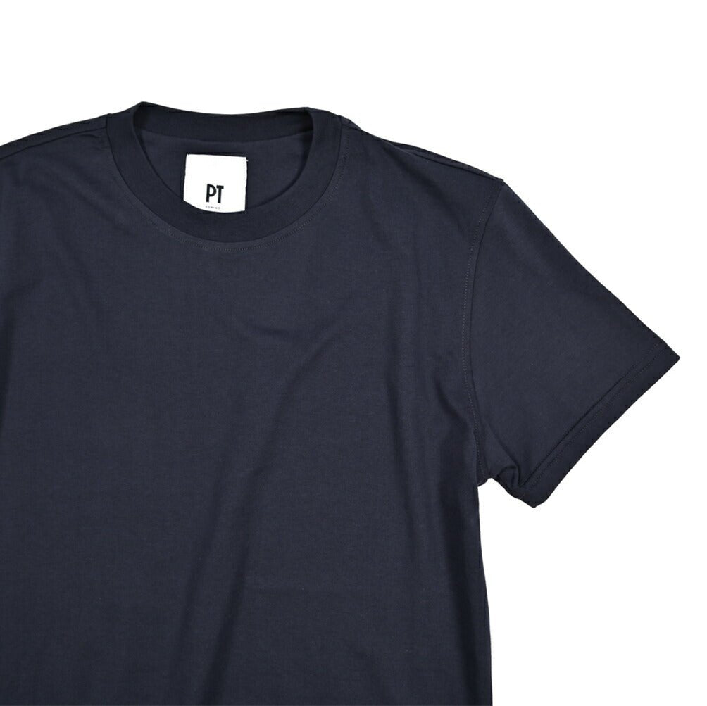 25 - 26AW PT TORINO シルク混コットン クルーネック半袖Tシャツ|426601 - 44|GUARDAROBA MILANO OFFICIAL STORE