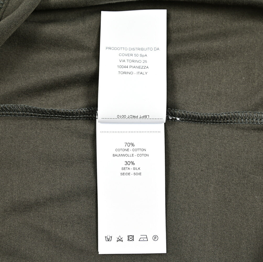 25 - 26AW PT TORINO シルク混コットン クルーネック半袖Tシャツ|426642 - 44|GUARDAROBA MILANO OFFICIAL STORE