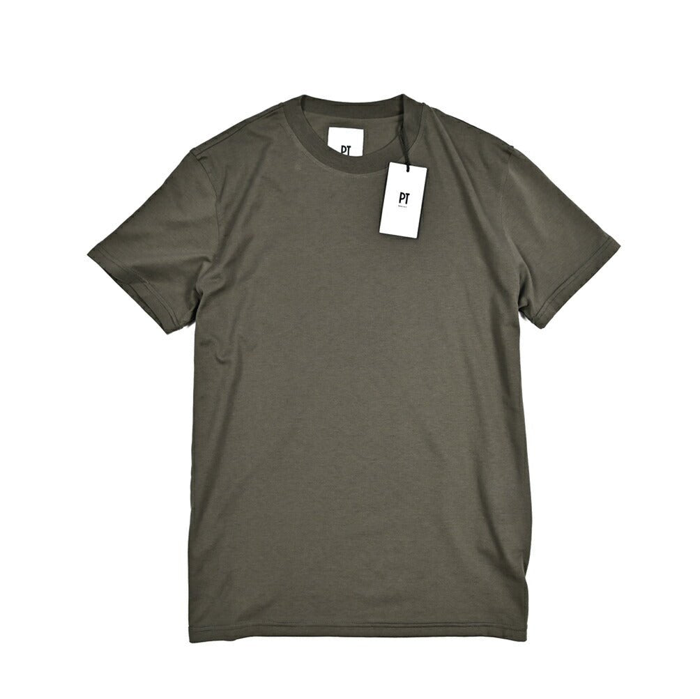 25 - 26AW PT TORINO シルク混コットン クルーネック半袖Tシャツ|426642 - 44|GUARDAROBA MILANO OFFICIAL STORE