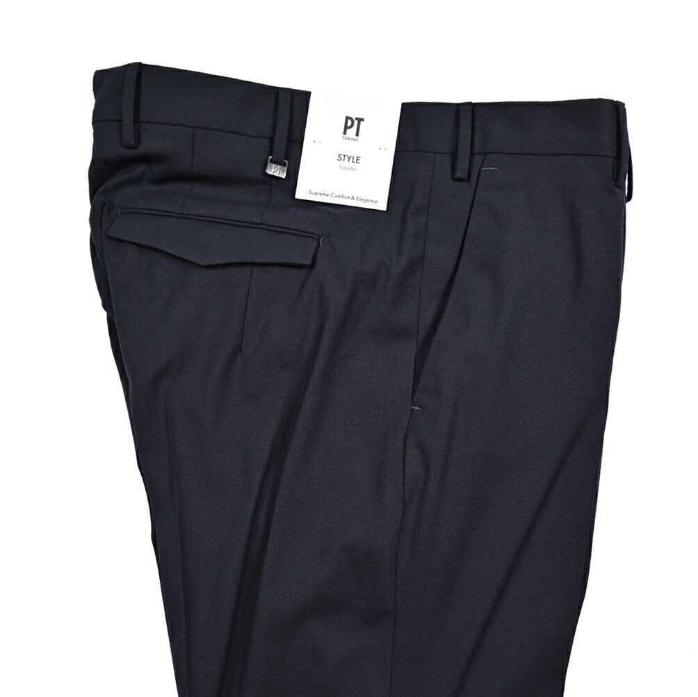 25 - 26AW PT TORINO TRAVELLER "MASTER FIT" ストレッチウール テーパードスラックス|426364 - 44|GUARDAROBA MILANO OFFICIAL STORE