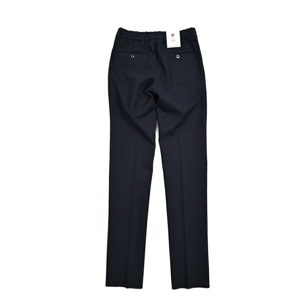 25 - 26AW PT TORINO Traveller "SLIM FIT" ポンチジャージー ドローコード付きイージースラックス|425511 - 44|GUARDAROBA MILANO OFFICIAL STORE