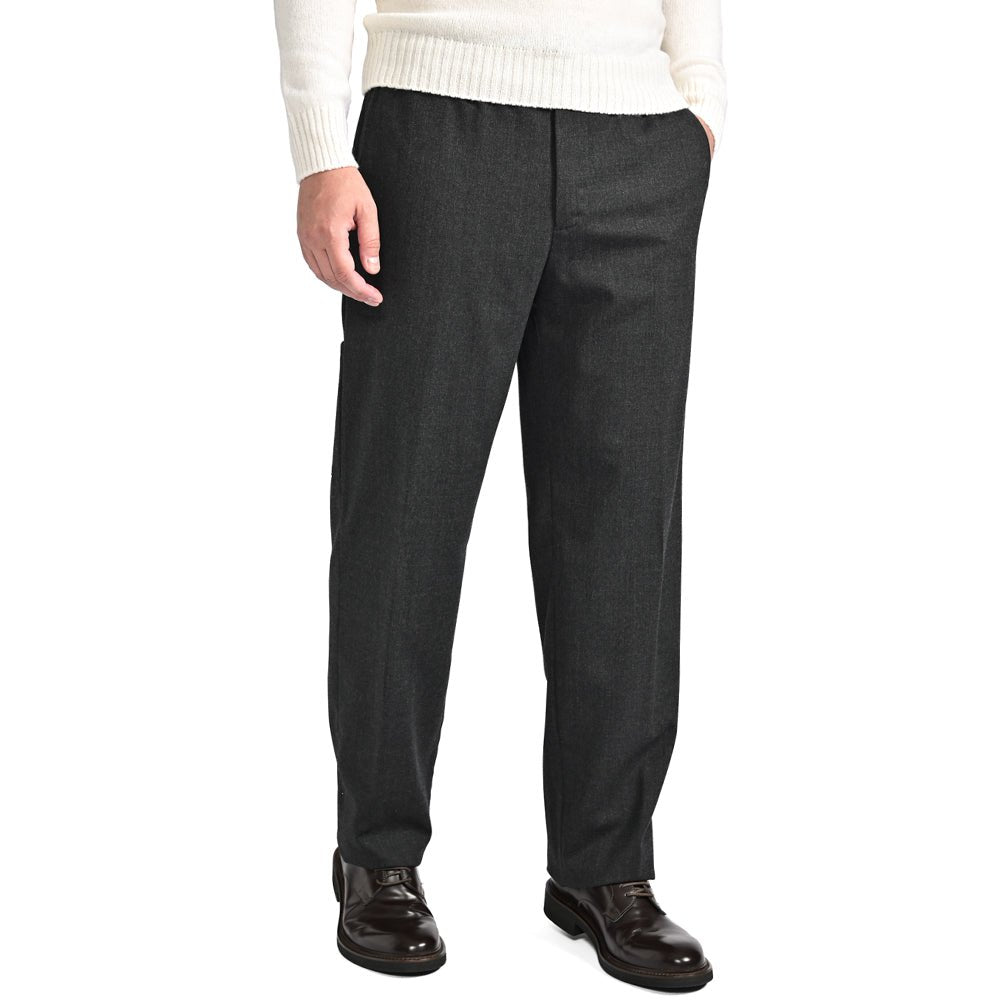 25 - 26AW PT TORINO Traveller "SOFT FIT" 高機能ストレッチウール ドローコード付きイージースラックス (TECHNO WASHABLE WOOL)|425536 - 44|GUARDAROBA MILANO OFFICIAL STORE