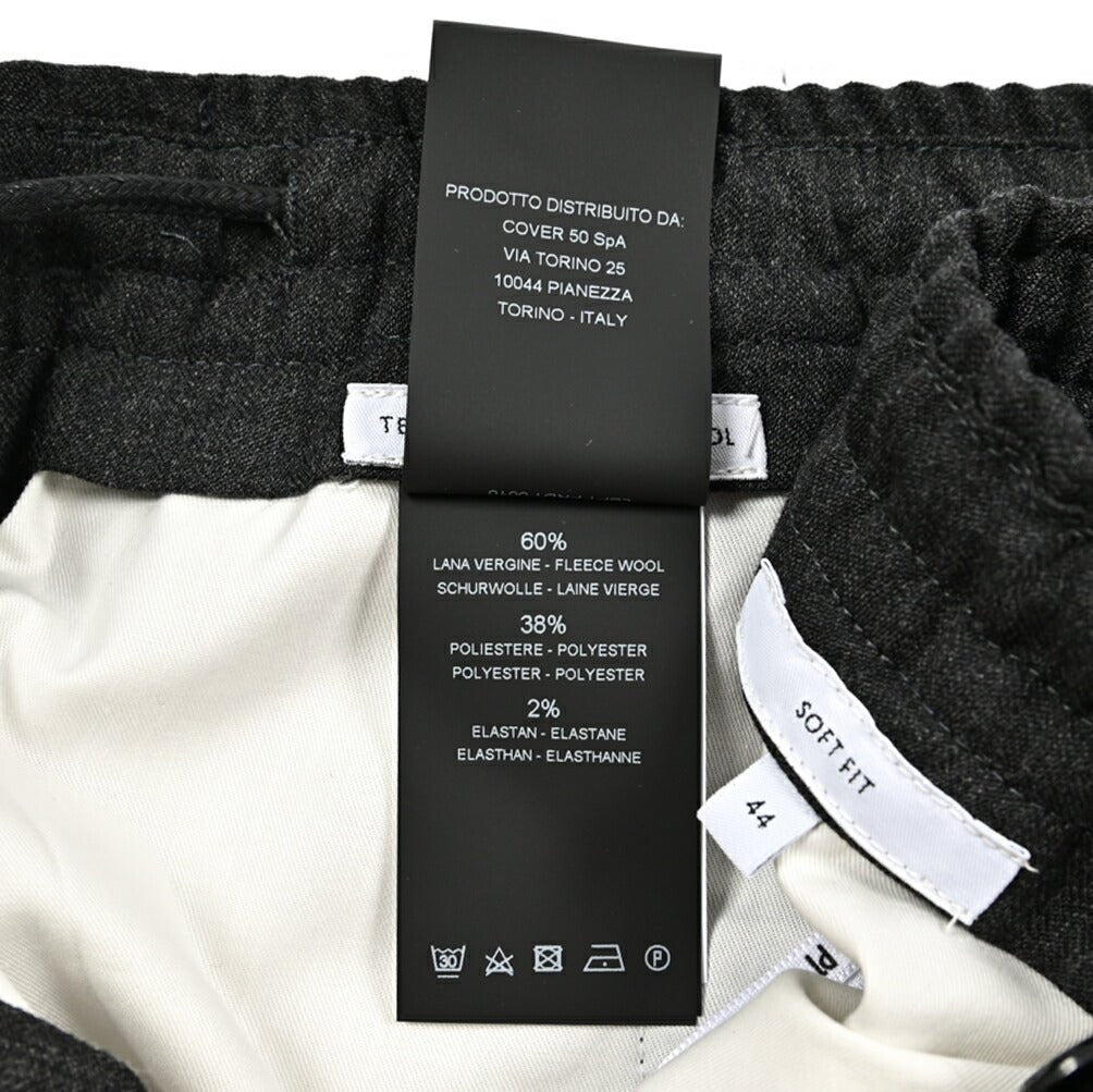 25 - 26AW PT TORINO Traveller "SOFT FIT" 高機能ストレッチウール ドローコード付きイージースラックス (TECHNO WASHABLE WOOL)|425536 - 44|GUARDAROBA MILANO OFFICIAL STORE