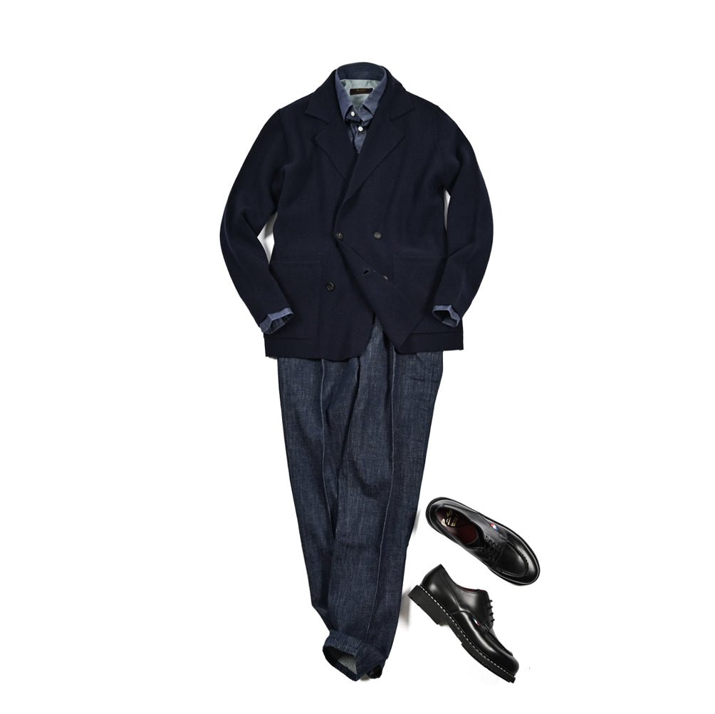 25 - 26AW TAGLIATORE ウールニットジャケット|426589-44|GUARDAROBA MILANO OFFICIAL STORE