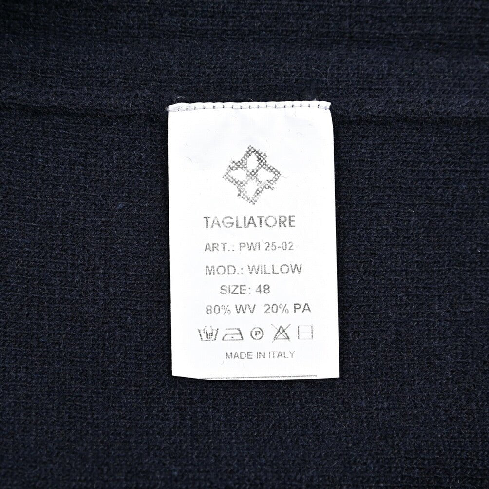 25 - 26AW TAGLIATORE ウールニットジャケット|426589 - 44|GUARDAROBA MILANO OFFICIAL STORE