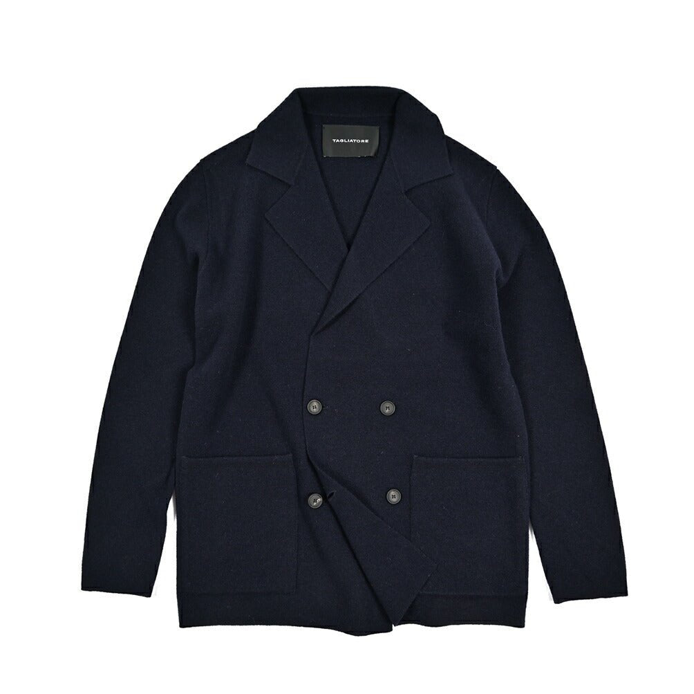 25 - 26AW TAGLIATORE ウールニットジャケット|426589 - 44|GUARDAROBA MILANO OFFICIAL STORE