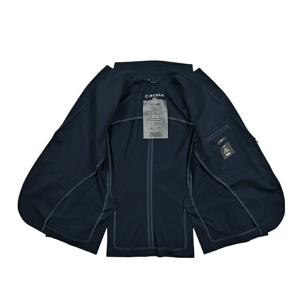 25SS CIRCOLO 1901 ストレッチコットンジャージー 2Bシングルテーラードジャケット (セットアップ対応)|GUARDAROBA MILANO OFFICIAL STORE