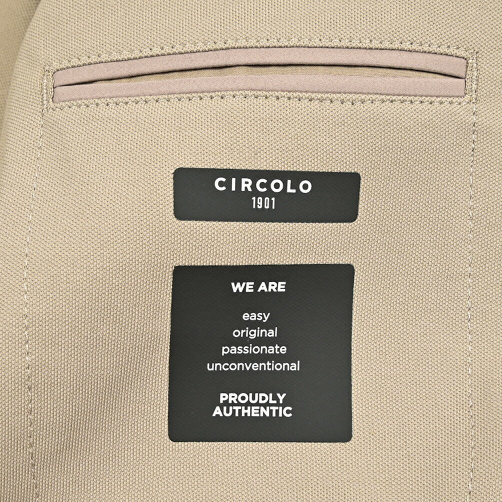 25SS CIRCOLO 1901 ストレッチコットンジャージー 2Bシングルテーラードジャケット (セットアップ対応)|420503 - 44|GUARDAROBA MILANO OFFICIAL STORE