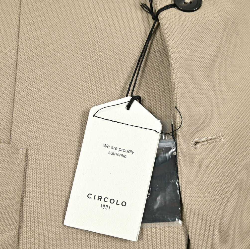 25SS CIRCOLO 1901 ストレッチコットンジャージー 2Bシングルテーラードジャケット (セットアップ対応)|420503 - 44|GUARDAROBA MILANO OFFICIAL STORE